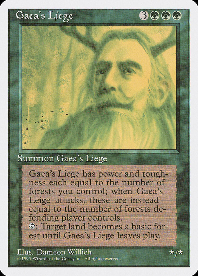 Gaea's Liege [Fourth Edition] | PLUS EV GAMES 