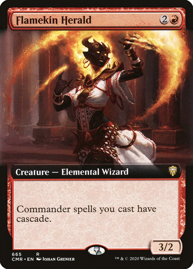 Flamekin Herald (Extended) [Commander Legends Extended] | PLUS EV GAMES 