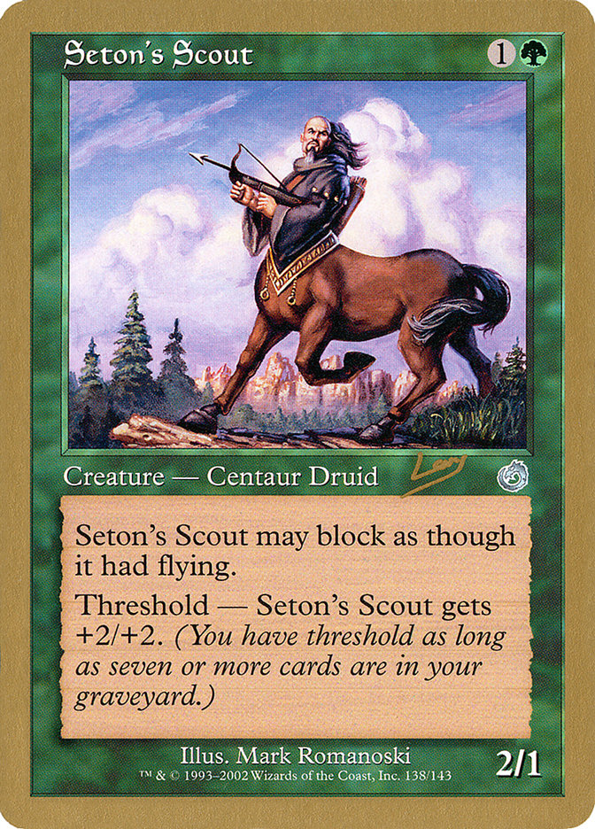 Seton's Scout (Raphael Levy) [World Championship Decks 2002] | PLUS EV GAMES 