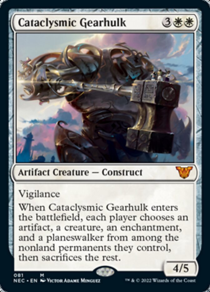 Cataclysmic Gearhulk [Kamigawa: Neon Dynasty Commander] | PLUS EV GAMES 