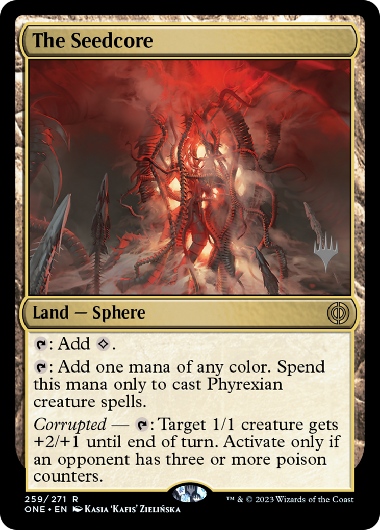 The Seedcore (Promo Pack) [Phyrexia: All Will Be One Promos] | PLUS EV GAMES 