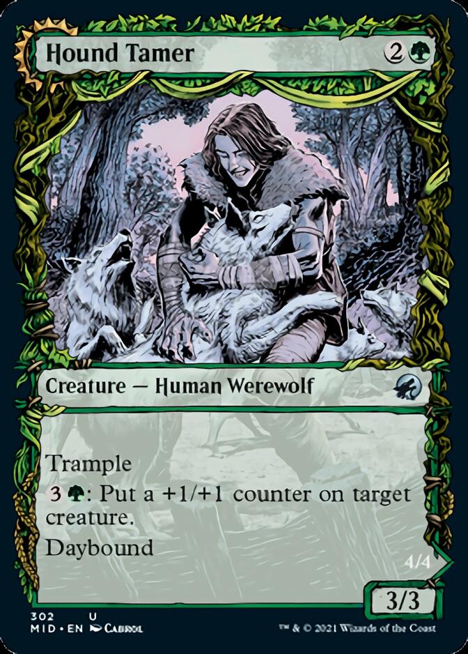 Hound Tamer // Untamed Pup (Showcase Equinox) [Innistrad: Midnight Hunt] | PLUS EV GAMES 