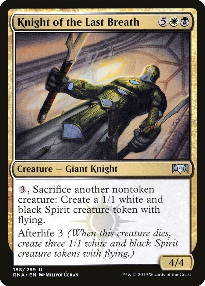 Knight of the Last Breath [Ravnica Allegiance] | PLUS EV GAMES 