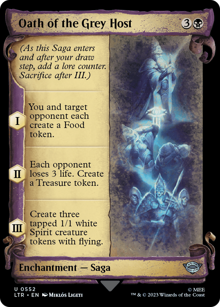 Oath of the Grey Host [The Lord of the Rings: Tales of Middle-Earth Showcase Scrolls] | PLUS EV GAMES 