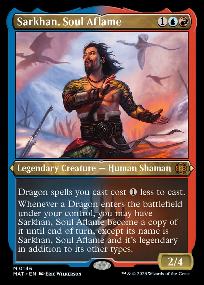 Sarkhan, Soul Aflame (Foil Etched) [March of the Machine: The Aftermath] | PLUS EV GAMES 