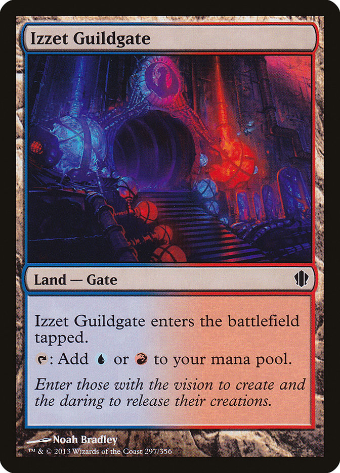 Izzet Guildgate [Commander 2013] | PLUS EV GAMES 