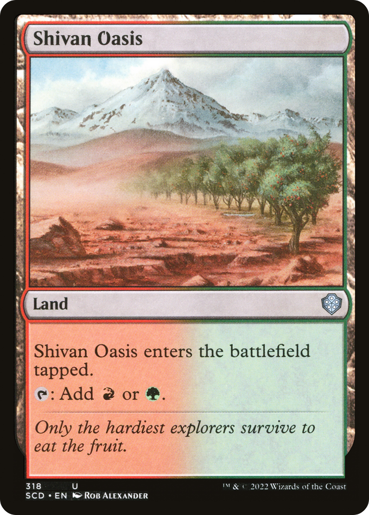 Shivan Oasis [Starter Commander Decks] | PLUS EV GAMES 