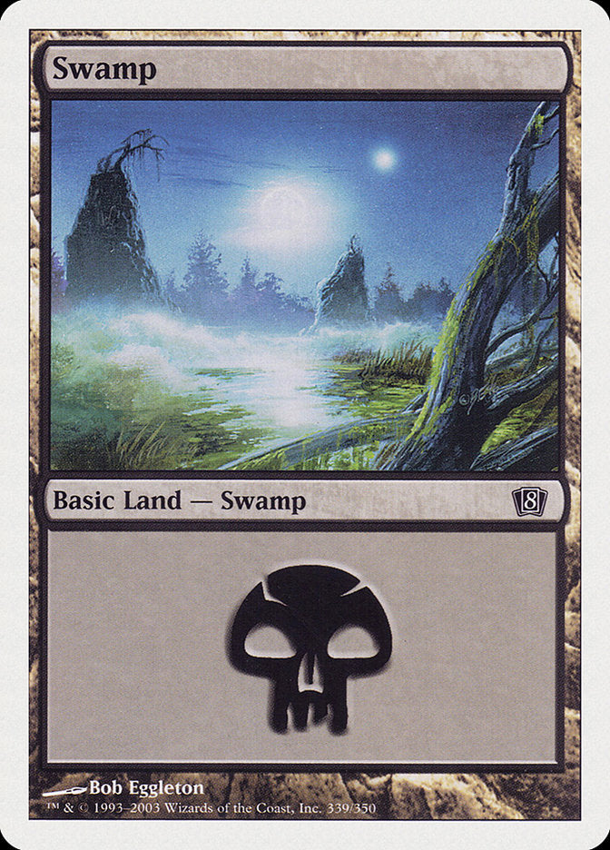 Swamp (339) [Eighth Edition] | PLUS EV GAMES 