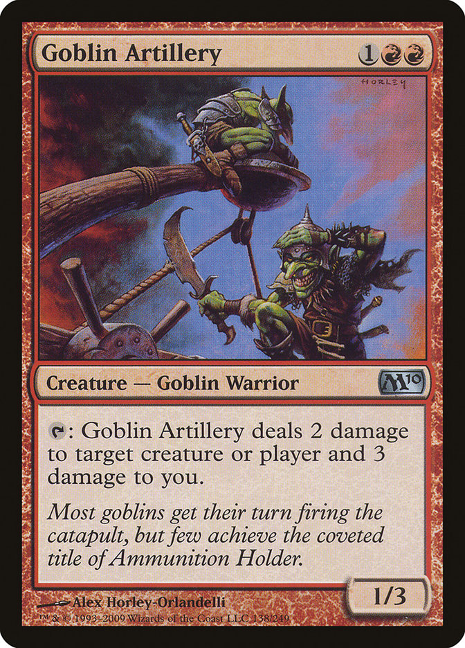 Goblin Artillery [Magic 2010] | PLUS EV GAMES 