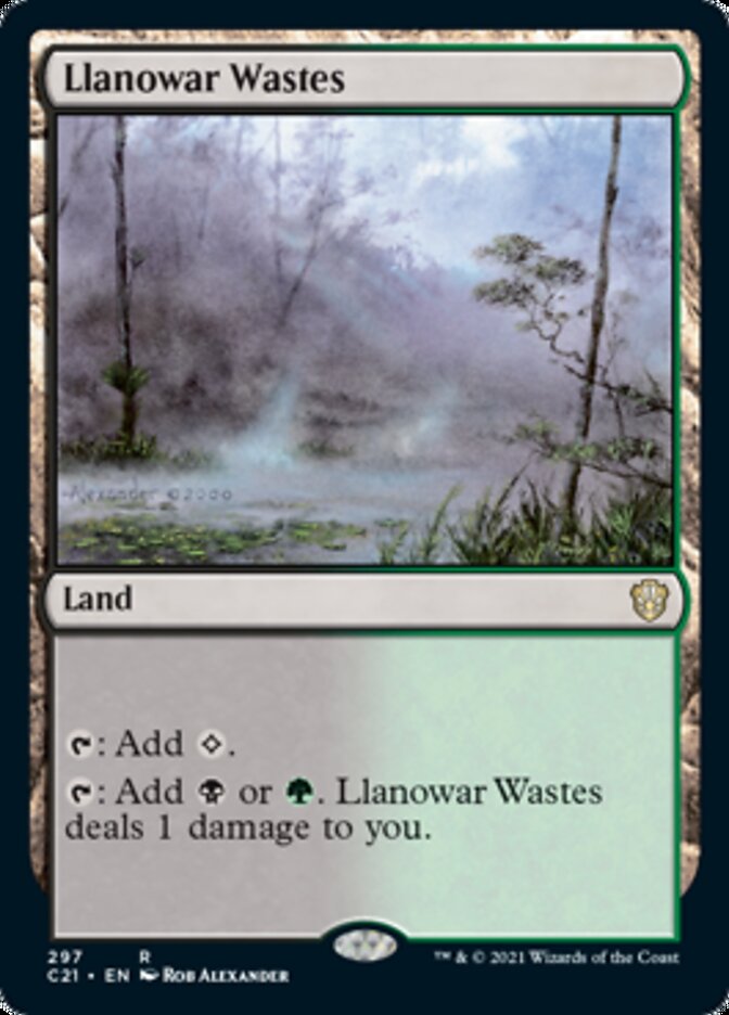 Llanowar Wastes [Commander 2021] | PLUS EV GAMES 