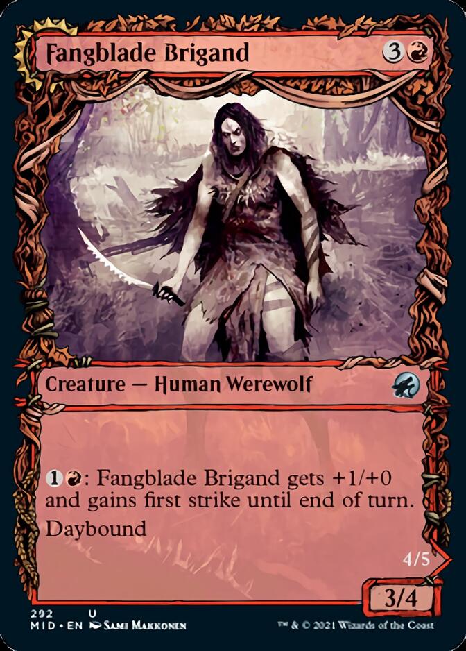 Fangblade Brigand // Fangblade Eviscerator (Showcase Equinox) [Innistrad: Midnight Hunt] | PLUS EV GAMES 