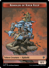 Gold // Kobolds of Kher Keep Double-Sided Token [Murders at Karlov Manor Commander Tokens] | PLUS EV GAMES 