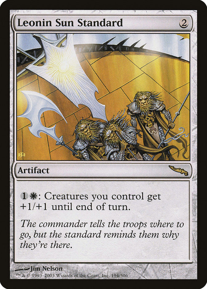 Leonin Sun Standard [Mirrodin] | PLUS EV GAMES 