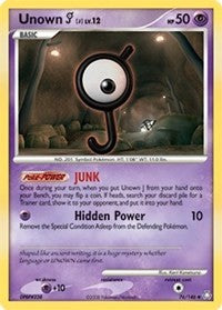 Unown (J) (76) [Legends Awakened]