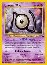 Unown [N] (50) [Neo Discovery] | PLUS EV GAMES 