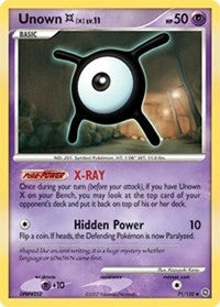 Unown [X] (71) [Secret Wonders] | PLUS EV GAMES 