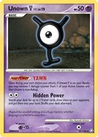 Unown (Y) (81) [Legends Awakened] | PLUS EV GAMES 