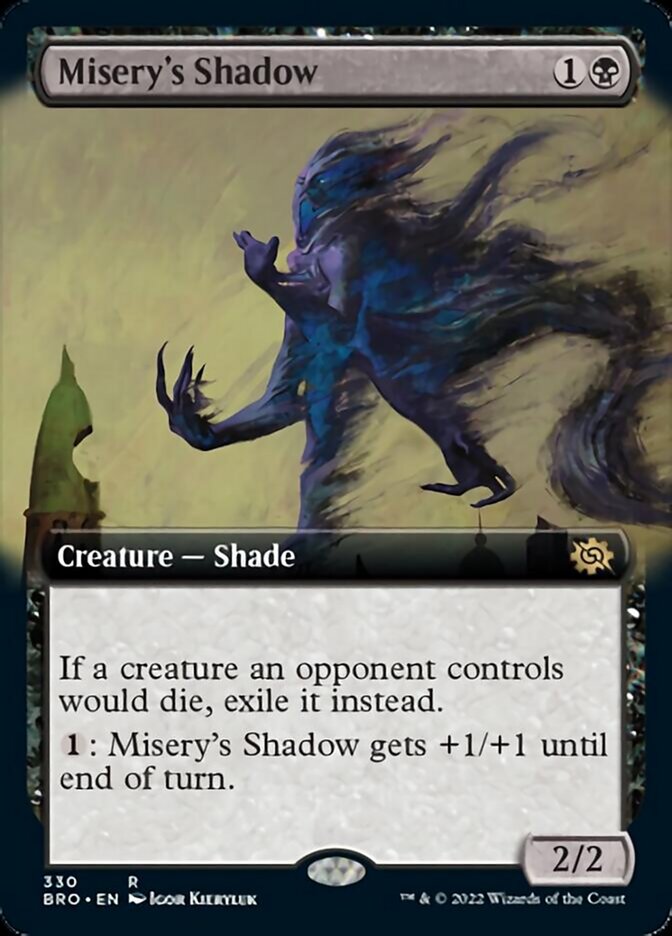Misery's Shadow (Extended Art) [The Brothers' War] | PLUS EV GAMES 