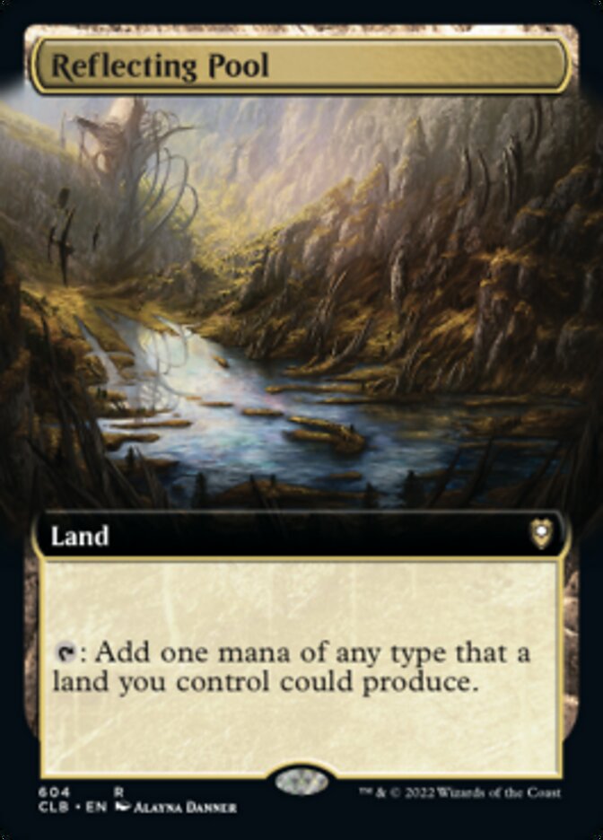 Reflecting Pool (Extended Art) [Commander Legends: Battle for Baldur's Gate] | PLUS EV GAMES 