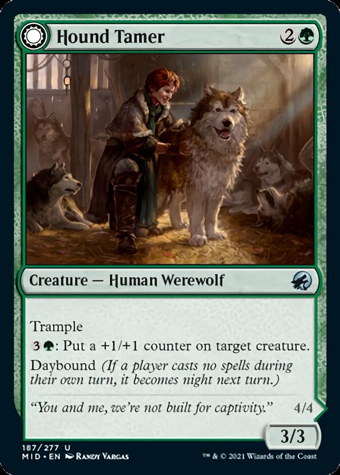 Hound Tamer // Untamed Pup [Innistrad: Midnight Hunt] | PLUS EV GAMES 