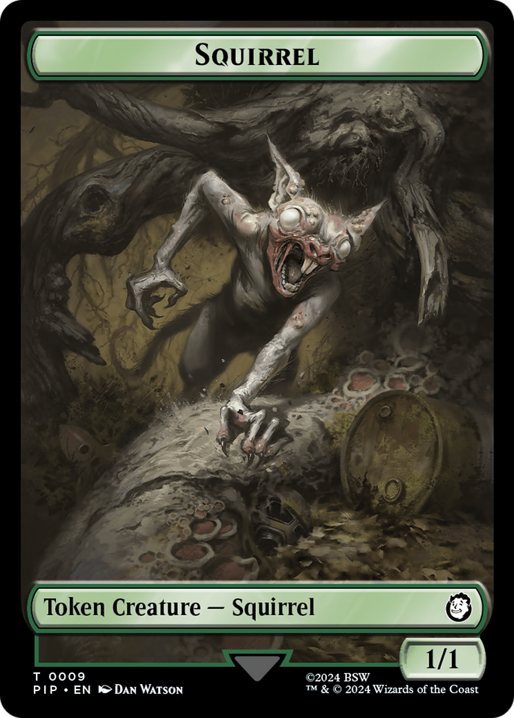 Junk // Squirrel Double-Sided Token [Fallout Tokens] | PLUS EV GAMES 