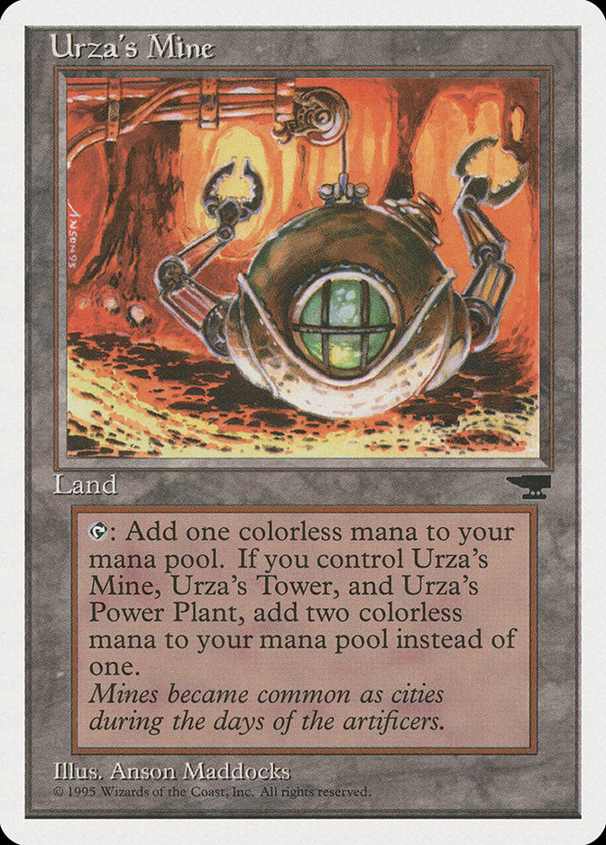Urza's Mine (Orange Background) [Chronicles] | PLUS EV GAMES 