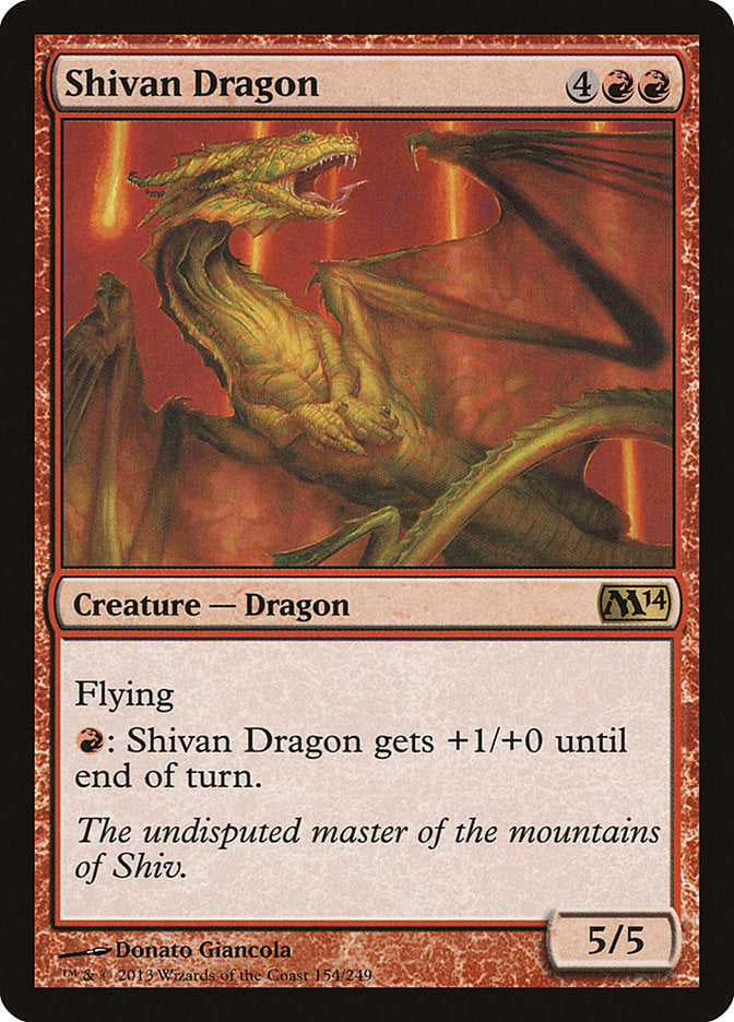 Shivan Dragon [Magic 2014] | PLUS EV GAMES 