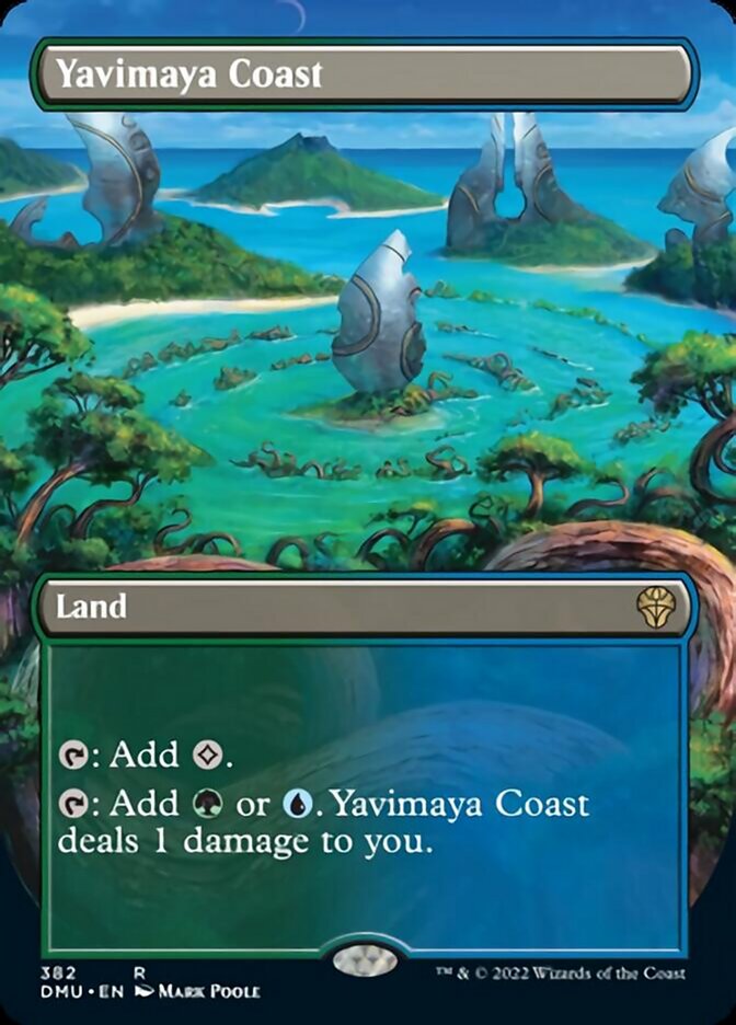 Yavimaya Coast (Borderless Alternate Art) [Dominaria United] | PLUS EV GAMES 