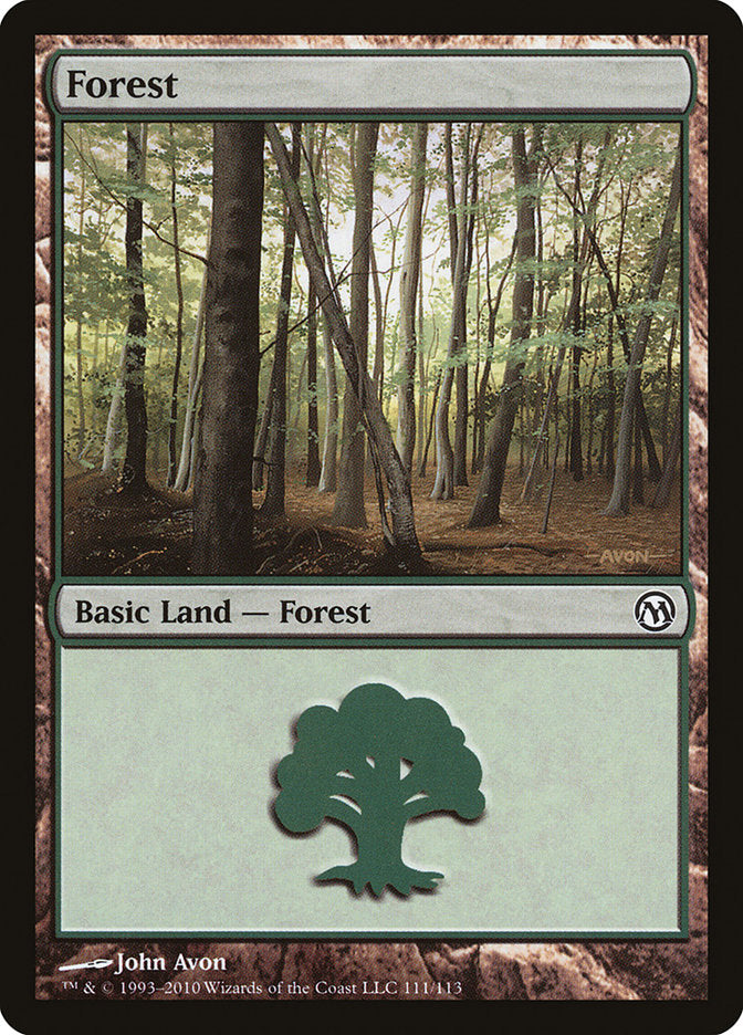 Forest (111) [Duels of the Planeswalkers] | PLUS EV GAMES 