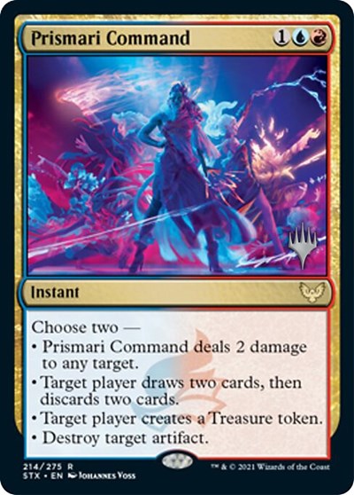 Prismari Command (Promo Pack) [Strixhaven: School of Mages Promos] | PLUS EV GAMES 