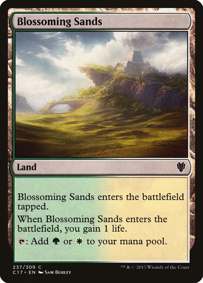 Blossoming Sands [Commander 2017] | PLUS EV GAMES 