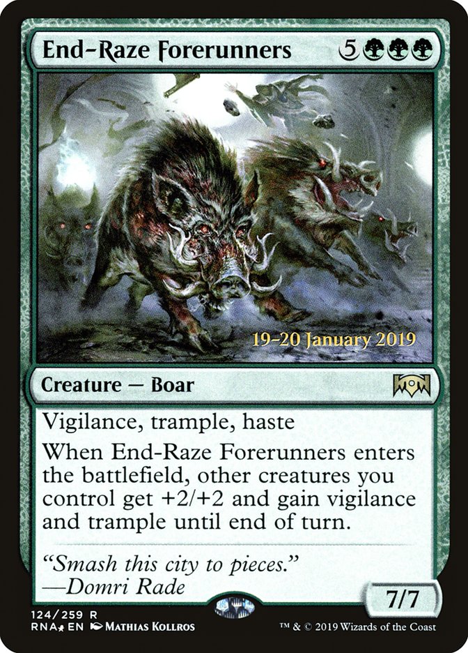 End-Raze Forerunners [Ravnica Allegiance Prerelease Promos] | PLUS EV GAMES 