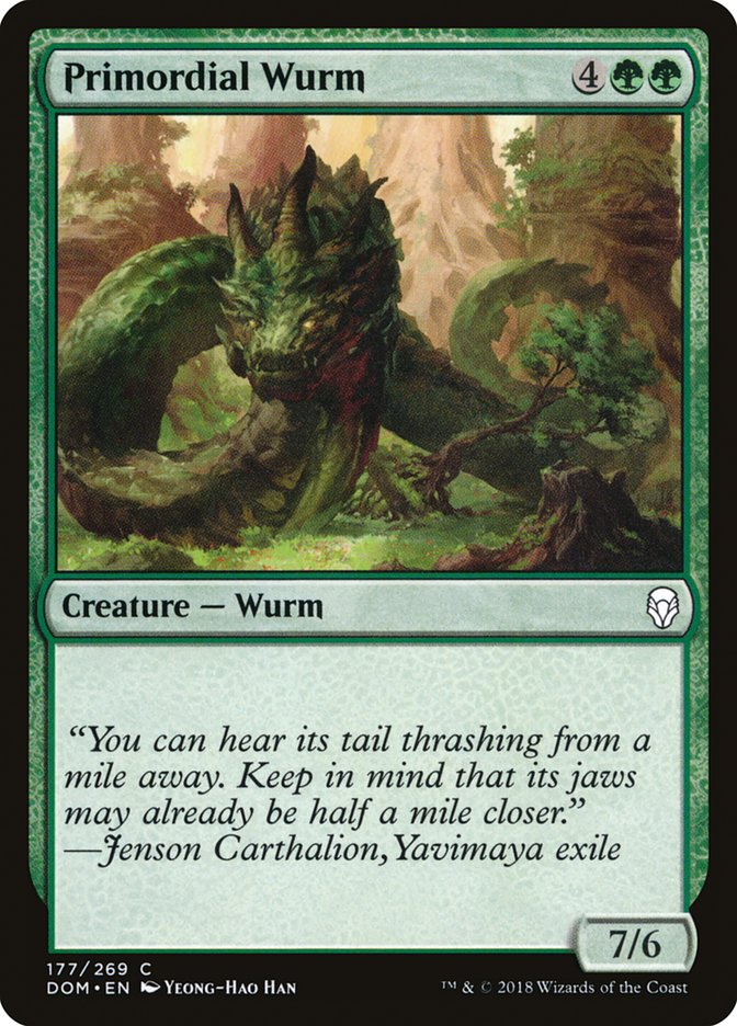 Primordial Wurm [Dominaria] | PLUS EV GAMES 