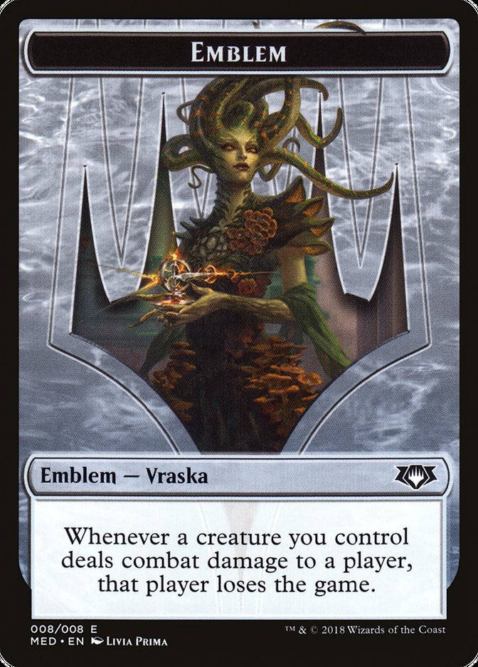 Vraska, Golgari Queen Emblem [Mythic Edition Tokens] | PLUS EV GAMES 