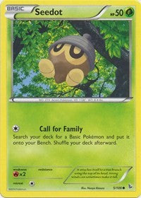 Seedot (5) [XY - Flashfire] | PLUS EV GAMES 