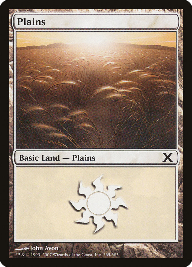 Plains (365) [Tenth Edition] | PLUS EV GAMES 