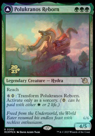 Polukranos Reborn // Polukranos, Engine of Ruin [March of the Machine Prerelease Promos] | PLUS EV GAMES 