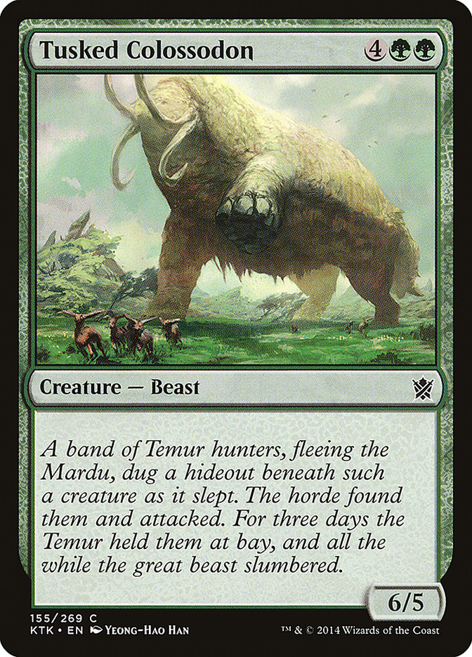 Tusked Colossodon [Khans of Tarkir] | PLUS EV GAMES 