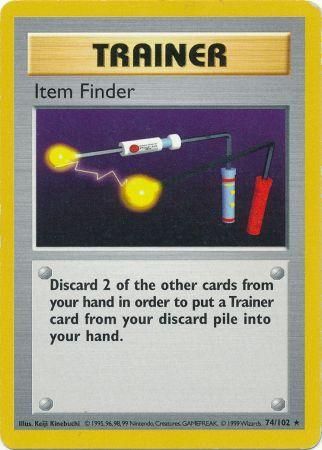 Item Finder (74/102) [Base Set (Shadowless)] | PLUS EV GAMES 