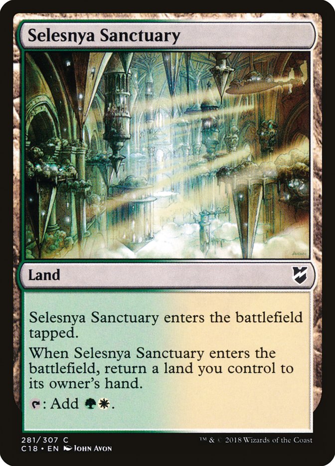 Selesnya Sanctuary [Commander 2018] | PLUS EV GAMES 