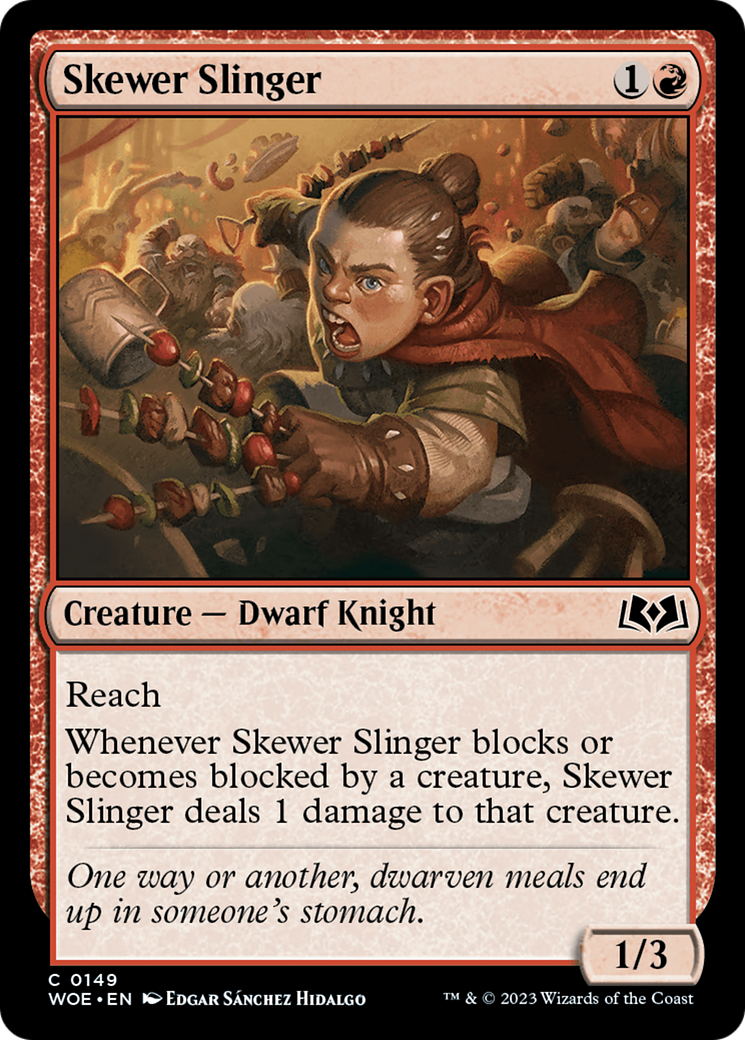 Skewer Slinger [Wilds of Eldraine] | PLUS EV GAMES 
