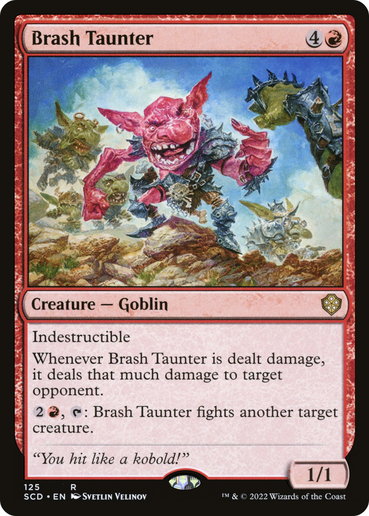 Brash Taunter [Starter Commander Decks] | PLUS EV GAMES 