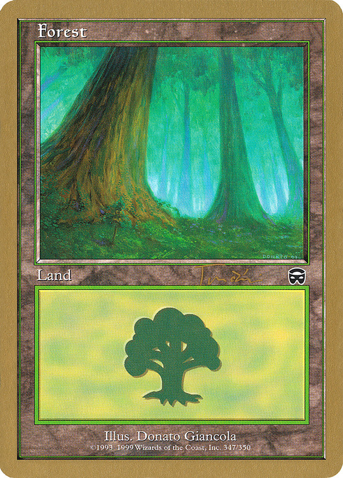 Forest (jt347a) (Jan Tomcani) [World Championship Decks 2001] | PLUS EV GAMES 