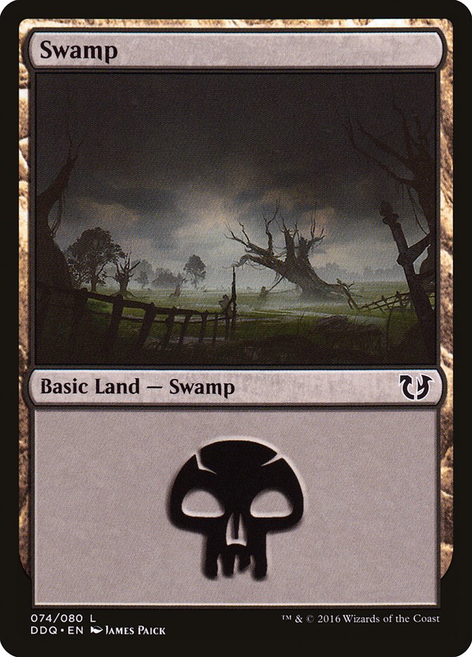 Swamp (74) [Duel Decks: Blessed vs. Cursed] | PLUS EV GAMES 