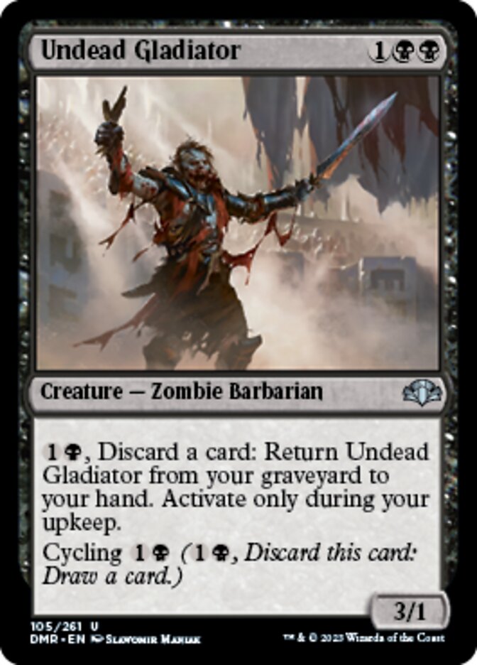 Undead Gladiator [Dominaria Remastered] | PLUS EV GAMES 