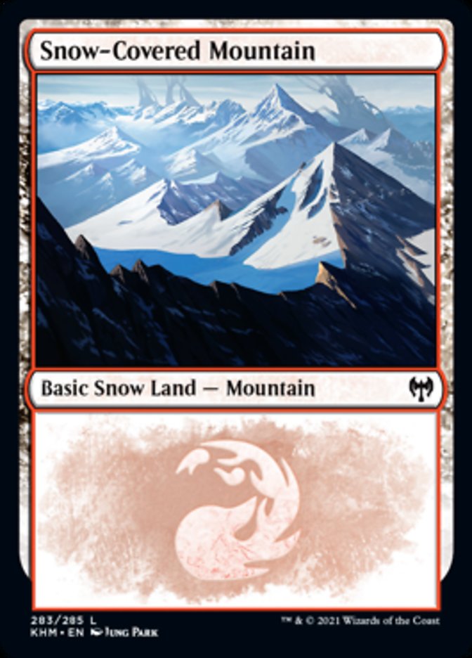 Snow-Covered Mountain (283) [Kaldheim] | PLUS EV GAMES 