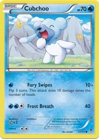 Cubchoo (21) [XY - Furious Fists] | PLUS EV GAMES 