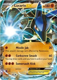 Lucario EX (54) [XY - Furious Fists] | PLUS EV GAMES 