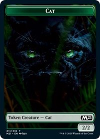 Cat (011) // Goblin Wizard Double-sided Token [Core Set 2021 Tokens] | PLUS EV GAMES 