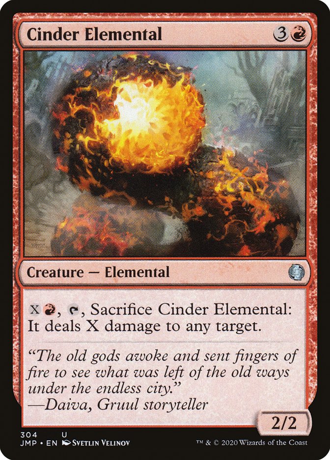 Cinder Elemental [Jumpstart] | PLUS EV GAMES 